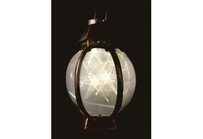 Luxa Globe Star Lantern in Bronze (Battery Operated / 36 x 17cm)